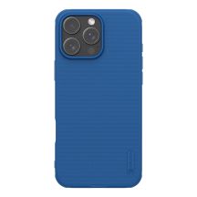 Nillkin Super Frosted Shield Pro magnetische Hülle für iPhone 16 Pro – blau