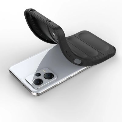 6. Magic Shield Hülle für Xiaomi Redmi Note 12 5G / Poco X5 5G Flexible Panzerabdeckung Schwarz