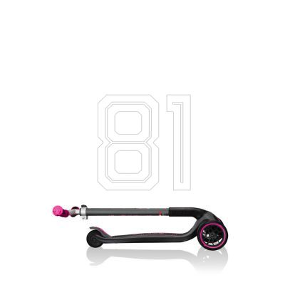 25. Globber Master Prime 3-Wheel Scooter / Black - Neon Pink 664-110