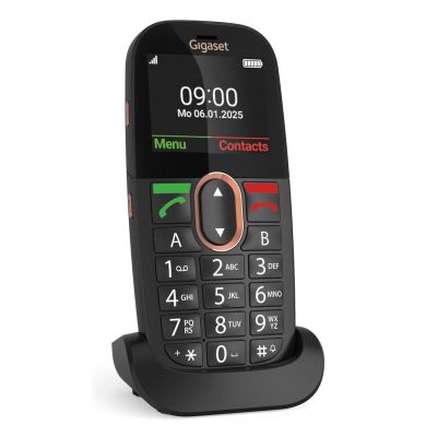 3. Gigaset GL695 5,87 cm (2,31") 113 g Schwarz Handy für Senioren