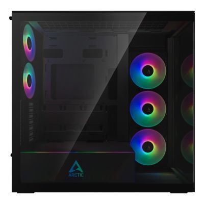 4. CASE MIDITOWER EATX Gehäuse ohne Netzteil XTENDER Schwarz ACPCC00018A ARCTIC