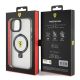 8. Ferrari FEHMP15SUSCAH iPhone 15 6,1" transparentes Hardcase Ring Stand 2023 Collection MagSafe