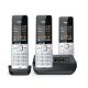 14. Gigaset 500A Comfort Trio Schnurlostelefon - Anrufbeantworter - ECO DECT\GAP\CAT-iq - Silber + 2 zusätzliche Mobilteile