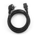 3. GEMBIRD PC-186-VDE-3M Kabel (C13 / IEC C13 / IEC 320 C13 - Schuko; 3m; schwarz)