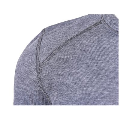 4. Herren T-Shirt ODLO BL TOP Rollkragen l/s ACTIVE WARM Größe L Grau