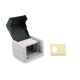 2. Digitus Anschlussdosen-Set mit Klappdeckel und Einsatz für 2 x Keystone-Module, IP44