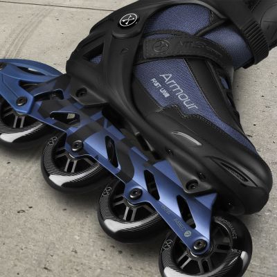 7. NA22151 ARMOUR MARINEBLAUE ROLLERSCHUHE GRÖSSE 43 NILS EXTREME