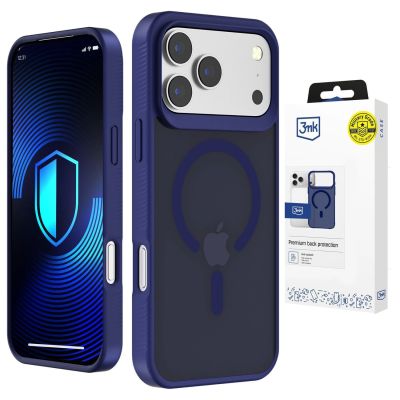 3mk Smoke MagCase für iPhone 17 Pro - Blau-Transparent