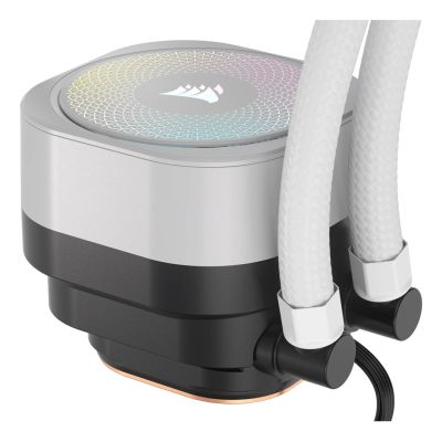 4. CORSAIR NAUTILUS 360 ARGB Weiß, 360-mm-Radiator, Flüssigkeits-CPU-Kühler