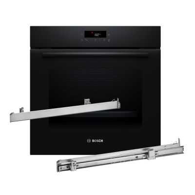 2. Backofen BOSCH HBA571BB4 Pyrolysereinigung + Teleskopauszüge 1 Ebene BOSCH HEZ538000