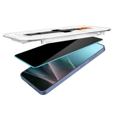 6. Spigen Glas.TR "Ez Fit" Privacy HD 2er-Pack Sichtschutzglas für Samsung Galaxy S24 / S25