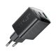 3. Acefast A106 GaN PD 45W USB-C USB-A Wandladegerät - Schwarz