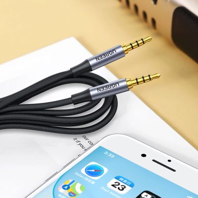 7. Ugreen AV183 20785 Kabel 3,5 mm Miniklinke / 3,5 mm Miniklinke 3 m – grau