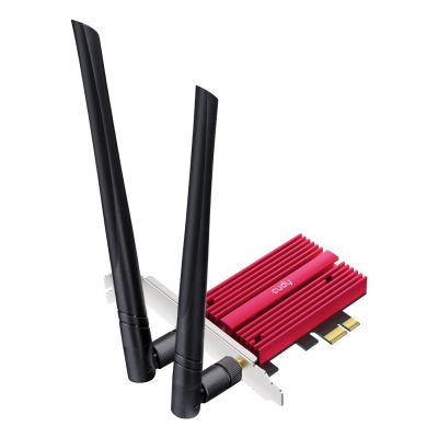 12. CUDY WE3000S AX5400 Wi-Fi 6 + BT 5.2 Netzwerkkarte, Intel AX210 PCIe Kühlkörper