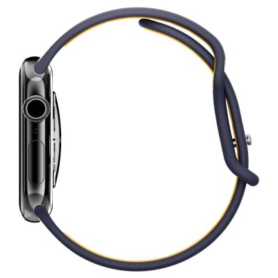 4. Spigen Nano Pop Strap für Apple Watch 40/41/42 mm - Marineblau/Orange