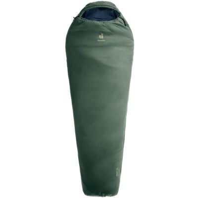 Deuter Orbit EL 0C/32F Mumienschlafsack für Erwachsene, Material: Polyethylensulfon (PES), Ripstop, Grün