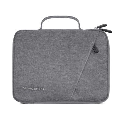2. Wozinsky WTNP-11G Laptoptasche (10-11 Zoll) mit ausziehbarem Griff – Grau