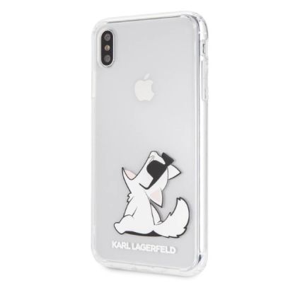 2. Karl Lagerfeld Choupette Fun iPhone Xs Max Hülle - Transparent