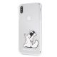 2. Karl Lagerfeld Choupette Fun iPhone Xs Max Hülle - Transparent