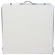 21. Klappbarer Campingtisch 120x60x70/62/55cm, 4 Stühle und Ablage