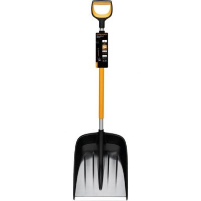 Fiskars 1057177 Schneeschaufel/Schaufel Metall Schwarz, Orange