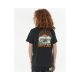 4. RIP CURL GRATEFUL SHRED T-SHIRT - JUNGE schwarz