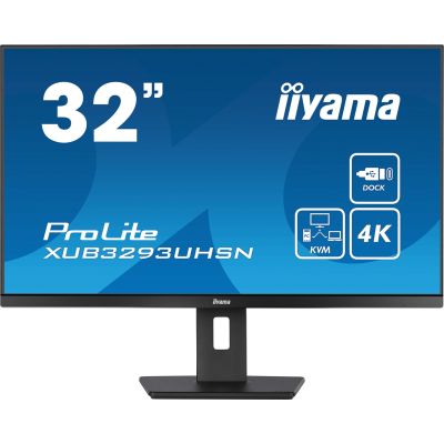 2. iiyama ProLite XUB3293UHSN-B5 Computermonitor 80 cm (31,5") 3840 x 2160 px 4K Ultra HD LCD Schwarz