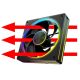 3. MODECOM VOLCANO LOOP 120 ARGB REVERSE FAN BLACK