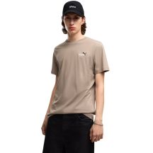 Puma Herren-T-Shirt mit Grafikprint, zweifarbig, Größe S, Nr. 1 Logo, Beige, 684717 94
