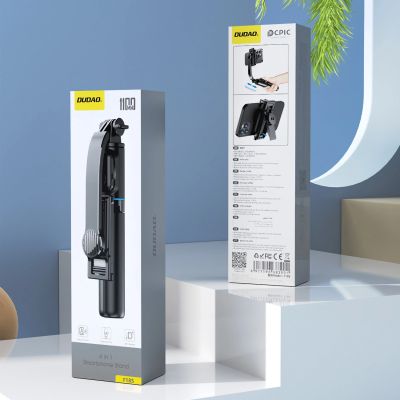 8. Selfie-Stick Dudao F18S 4-in-1 Faltstativ mit Fernbedienung – Schwarz