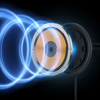 7. MagSafe 15W USB C 25W Baseus CW01 induktives Autoladegerät - Schwarz