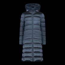 CMP Damen Winterjacke mit Kapuze, Langer Isoliermantel, Marineblau (34K0046F/L635)