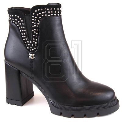 14. Filippo W PAW495 isolierte Stiefeletten mit Nieten, schwarz