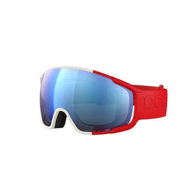 POC Zonula Skibrille Weiß/Rot