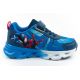 4. Leomil Kinder-Sportschuhe Spiderman-Sneaker, leicht, mit Klettverschluss, blaue LED-Beleuchtung