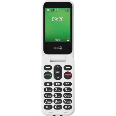2. Doro Leva E22 7,11 cm (2,8") 127,8 g Schwarz, Weiß Funktionsfähiges Handy