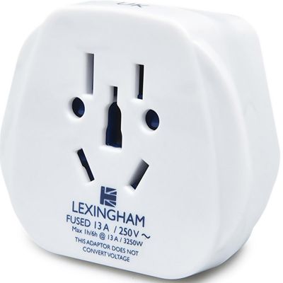 3. LEXINGHAM Universaler Reiseadapter WELT -> UK