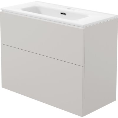 Waschtischunterschrank mit Waschbecken – 80 cm