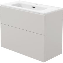 Waschtischunterschrank mit Waschbecken – 80 cm