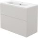 Waschtischunterschrank mit Waschbecken – 80 cm