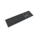 3. NATEC NKL-1830 Universelle RF-Funk- + Bluetooth-QWERTZ-Tastatur Spanisch Schwarz, Grau