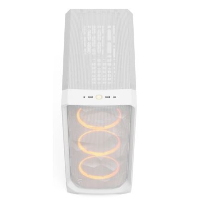 6. Fractal Meshify 3 White RGB TG Midi Tower Gaming-Gehäuse