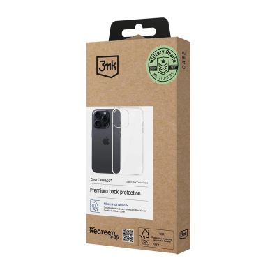 9. 3mk Clear Case Eco für Apple iPhone 16 Pro Max – transparent