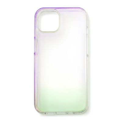 Aurora Case Hülle für iPhone 13 Pro Max Neon Gel Cover Violett