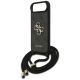 5. Guess 4G Big Logo Cord Strap Crossbody Case für iPhone Air - Schwarz