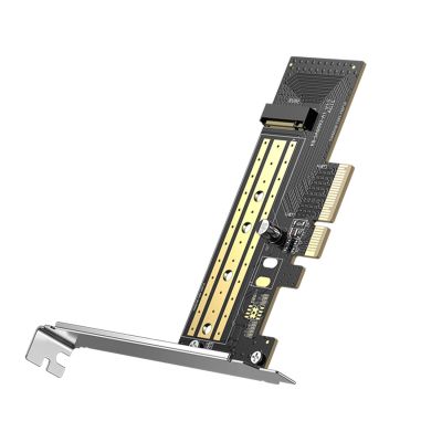 Ugreen Erweiterungskarten-Festplattenadapter M.2 NVMe SATA (M, M+B-Schlüssel) PCIe 3.0 x4 32 Gbit/s (CM302)