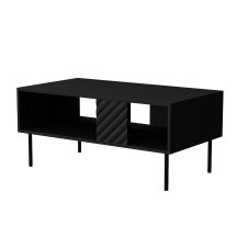 LUCCA Couchtisch 100x55x46 schwarz
