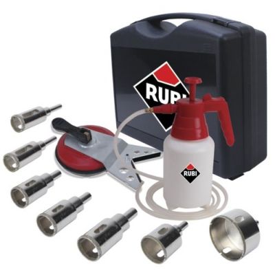 8. RUBI Easy Gres Plus Kit 7-teiliges Bohrer-Set