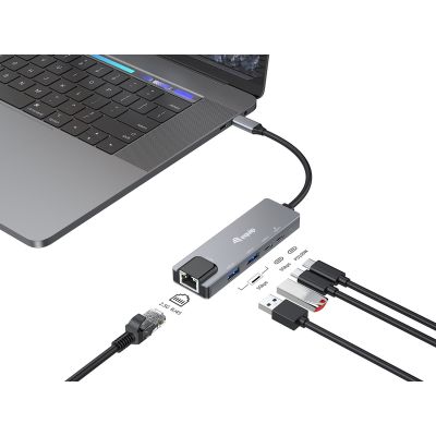 4. USB Equip 133496 Adapter USB 3.2 Gen 1 (3.1 Gen 1) Typ-C Grau