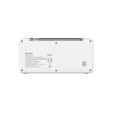 4. BLAUPUNKT DAB DR6WH tragbares Radio, weiß